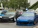 Hyundai Genesis and Subaru BRZ from Team Elevate