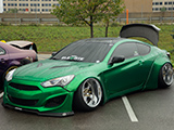 Green Hyundai Genesis Coupe