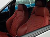 Diamond Stiched Leather Seats in Volkswagen GTI