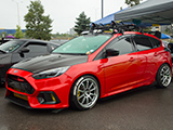 Modified Red Ford Focus ST