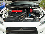 Engine in 2014 Mitsubishi Lancer Evolution