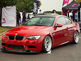Red E92 BMW M3