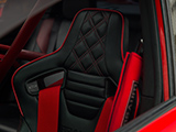 Black Braum Seats with Red Piping