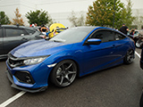 Blue Honda Civic Si Coupe