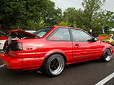Red Toyota Corolla GT-S