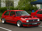 Red Volkswagen GTI