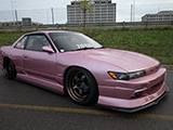 Pink S13 Nissan Silvia