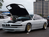 White 1995 BMW 840Ci