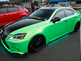 Neon Green Lexus IS250