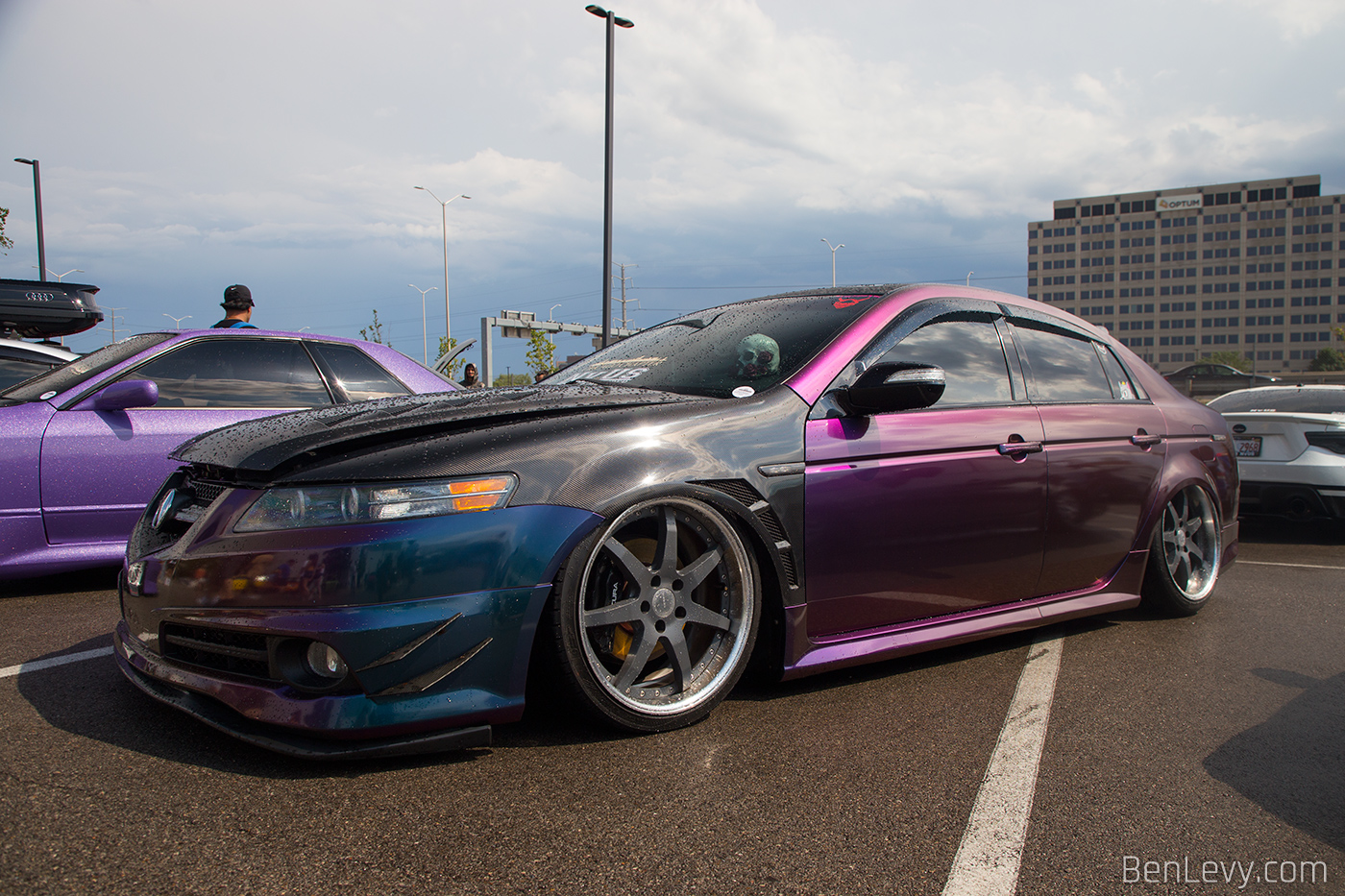 Purple Acura TL at Tuner Evolution