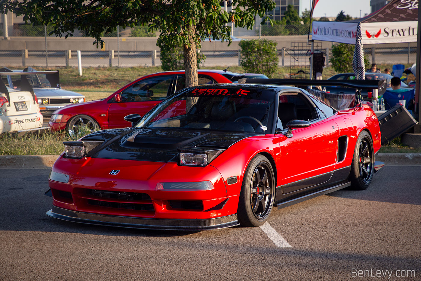 Red Acura NSX at Tuner Evolution