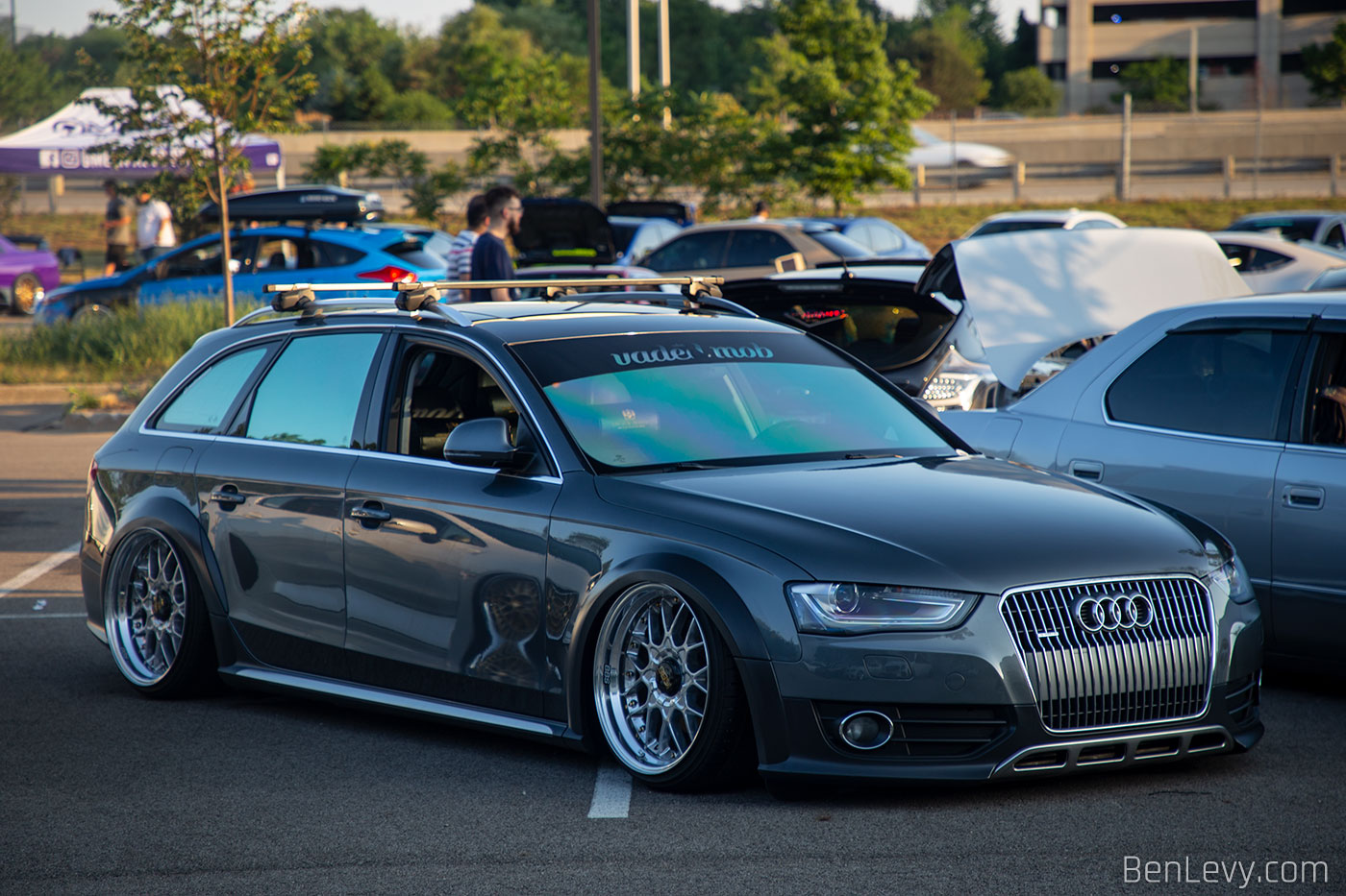 Bagged Audi Allroad at Tuner Evolution Chicago