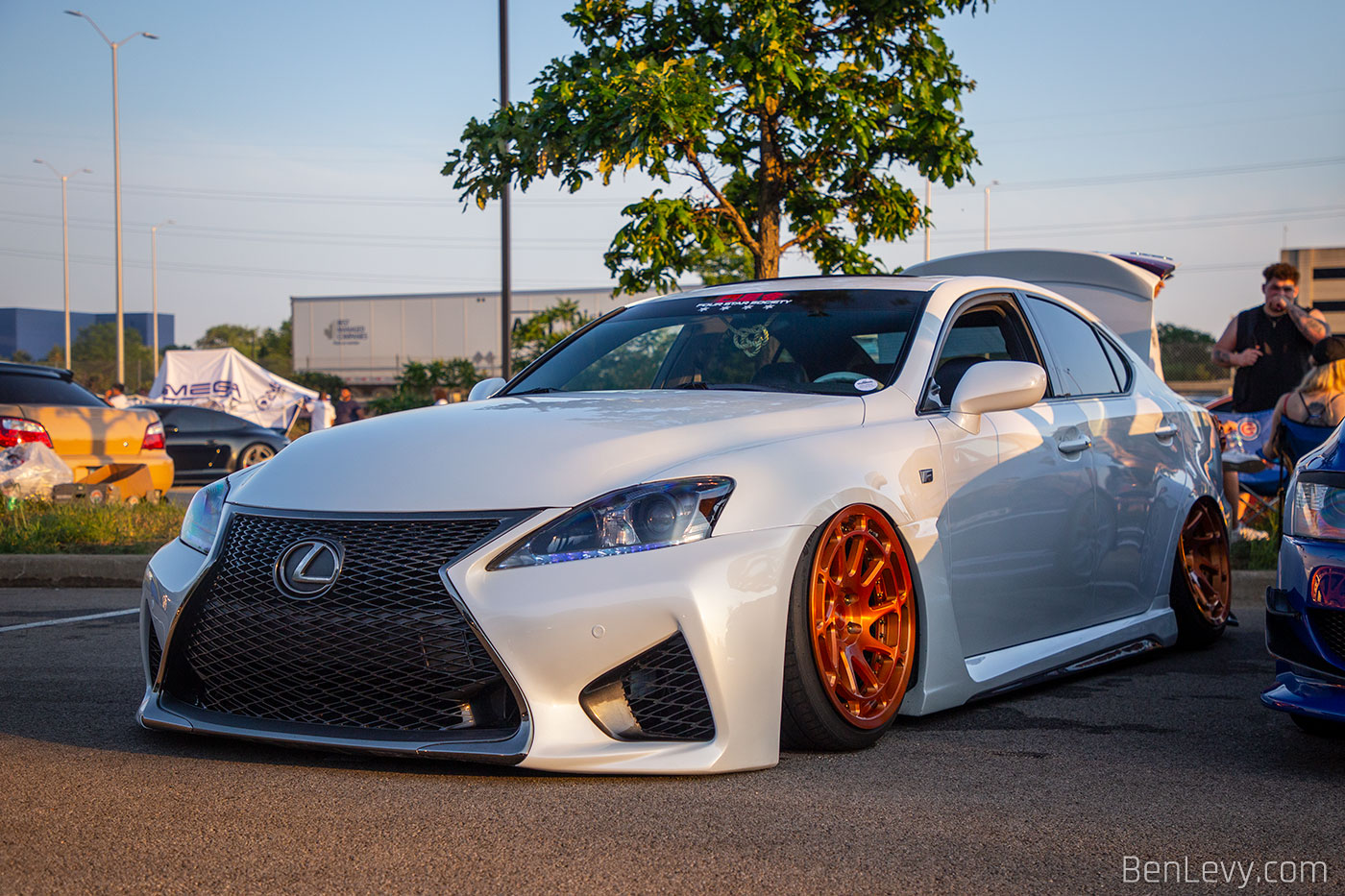 White Lexus IS-F from Four Star Society