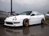 White Acura Integra at Tuner Evolution