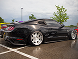 Bagged S550 Ford Mustang at Tuner Evo