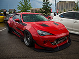 Connor's Red Toyota 86 at Tuner Evo Chicago