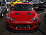 Vented Carbon Fiber on Red Scion FR-S