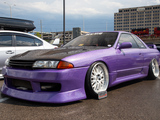 Purple Nissan Skyline at Tuner Evolution