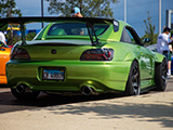 Lime Green S2000 at Tuner Evo