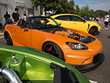 Orange Honda S2000 at Tuner Evolution Chicago 2021
