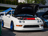 White Acura Integra Type R