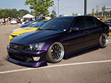 Purple Lexus IS 300 at Tuner Evolution Chicago