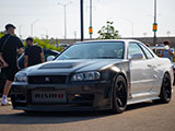 White R34 Skyline GT-R at Tuner Evolution Chicago