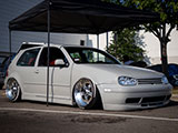 Grey Volkswagen GTI on BBS Wheels