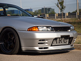 Carbon Fiber Inserts on front of Skyline GT-R
