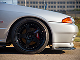 Black Nismo Wheel on Skyline GT-R