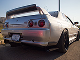 Silver Nissan Skyline GT-R