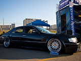 Slammed Infiniti Q45 in Black