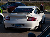 White Porsche 911