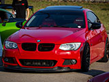 Red E92 BMW 335i at Tuner Evolution