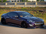 Purple Hyundai Genesis from Team Elevate