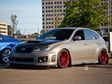 Grey Wrap on Hawkeye WRX Hatchback