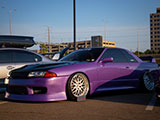 Purple R32 Nissan Skyline