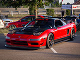 Red Acura NSX at Tuner Evolution