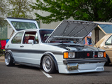 Grey mk2 Volkswagen Golf GTI at Tuner Evo Chicago