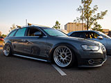 Bagged Audi Allroad on BBS Wheels