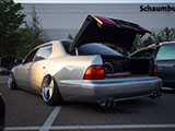 Bagged Lexus LS400 at the Schaumburg Convention Center