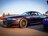 Purple R33 Nissan Skyline GT-R