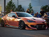 Orange Subaru BRZ at Tuner Evolution Chicago