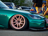 Tucked Front Wheel on Honda S2000