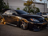 Black Lexus IS-F at Tuner Evolution Chicago