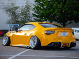 Yellow Scion FR-S from Vaded Mob