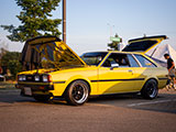 Yellow Toyota Corolla Liftback from Tuner Evo in 2021