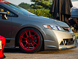 Work Emotion CR Wheel Painted Red