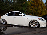 White VIP Lexus IS350