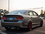 Grey 8th Generation Civic with JDM Tails